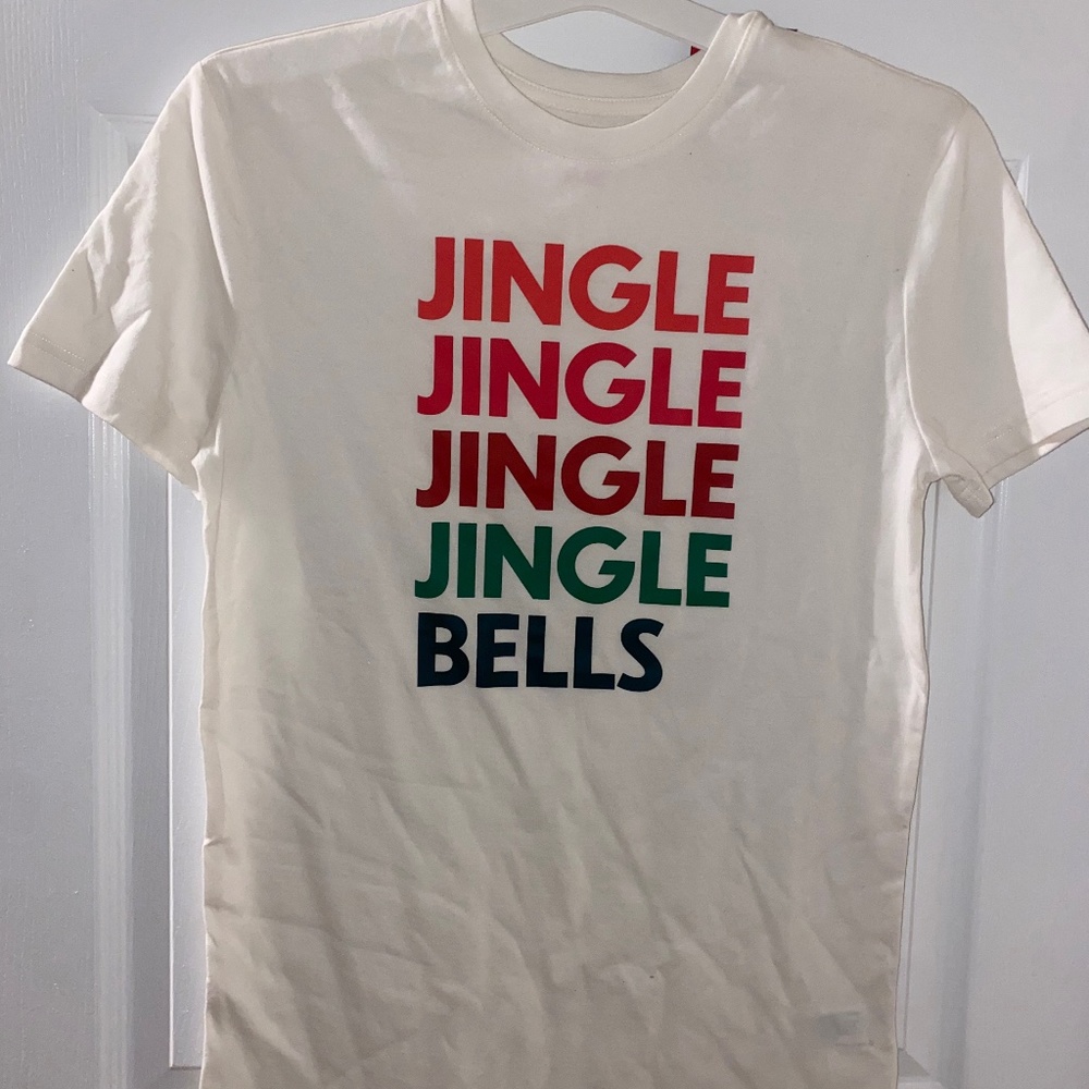 Three Male Jingle Bell T Shirts (S,M,L)